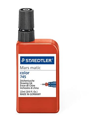 STAEDTLER 745 Mars matic Zeichentusche 22ml, rot STAEDTLER 745 Mars matic Zeichentusche 22ml, rot von Staedtler