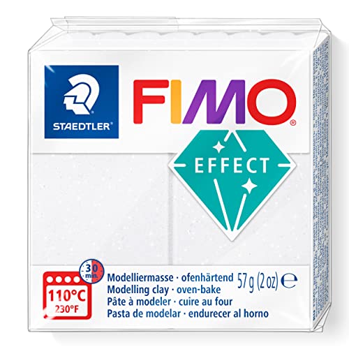 STAEDTLER 8010-002 ST FIMO Effect Modelliermasse, Weiß, Standard STAEDTLER 8010-002 ST FIMO Effect Modelliermasse, Weiß, Standard von Staedtler