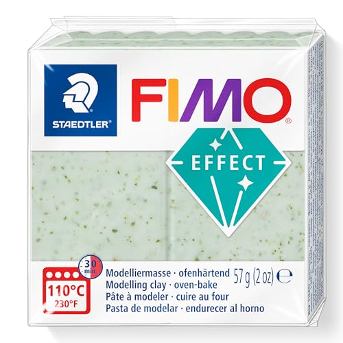 STAEDTLER FIMO effect 8010 Botanical Ofenhärtende Modelliermasse, Einzelprodukt botanical spirulina, 8010-570 STAEDTLER FIMO effect 8010 Botanical Ofenhärtende Modelliermasse, Einzelprodukt botanical spirulina, 8010-570 von Staedtler