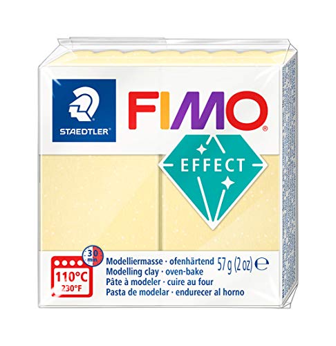 STAEDTLER 8020-106 - Fimo Effect Normalblock, 57 g, zitrin von STAEDTLER