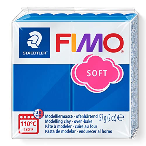 STAEDTLER 8020-37 - Fimo Soft Normalblock, Modelliermasse, 57 g, pazifikblau STAEDTLER 8020-37 - Fimo Soft Normalblock, Modelliermasse, 57 g, pazifikblau von Staedtler