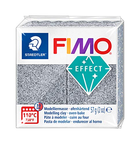 STAEDTLER 8020-803 - Fimo Effect Normalblock, 57 g, granit von Staedtler