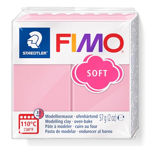 STAEDTLER 8020-T21 ST Modelliermasse, Mod.Masse Fimo Soft Strawberry crea, Standard von Staedtler