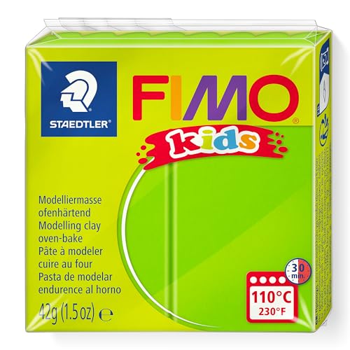 FIMO kids Modelliermasse, ofenh‰rtend, hellgr¸n, 42 g VE = 1 von Staedtler