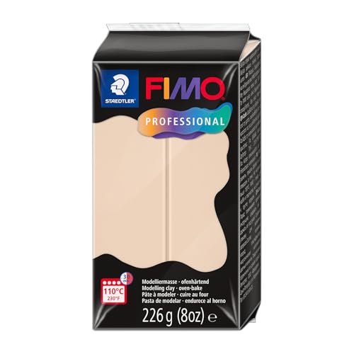 STAEDTLER FIMO Professional 8042 ofenhärtende Modelliermasse, speziell für Profis und Künstler, Einzelprodukt beige, 8042-44 STAEDTLER FIMO Professional 8042 ofenhärtende Modelliermasse, speziell für Profis und Künstler, Einzelprodukt beige, 8042-44 von Staedtler