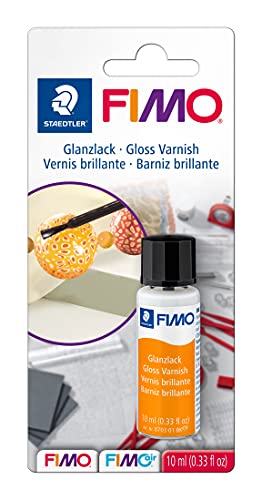 STAEDTLER 8703 01 BK Fimo Zubehör Glanzlack (Blisterkarte) 10ml von Staedtler