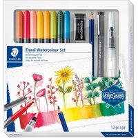 STAEDTLER Aquarell-Set "Blumen" von Multi