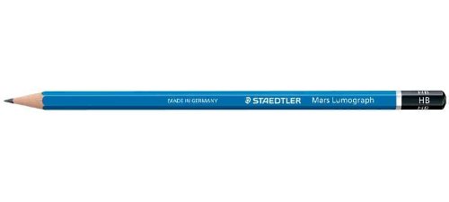 STAEDTLER Bleistift Mars Lumograph, Härtegrad: 2B VE=3 von Staedtler