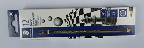 STAEDTLER Bleistift Mars Lumograph black, Härtegrad: 7B, Sie erhalten 1 Packung von Staedtler