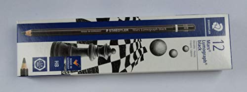 STAEDTLER Bleistift Mars Lumograph black, Härtegrad: HB, Sie erhalten 1 Packung von Staedtler