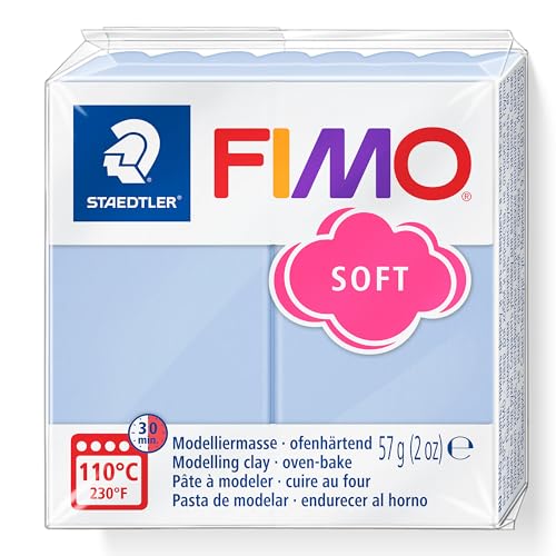 STAEDTLER 8020-T31 ST Modelliermasse, Mod.Masse Fimo Soft Serenity Blue, Standard von Staedtler