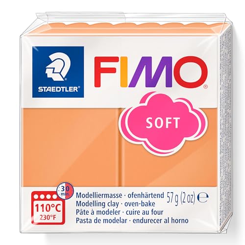 STAEDTLER 8020-T41 ST Modelliermasse, Mod.Masse Fimo Soft Papaya Sorbet, Standard von Staedtler