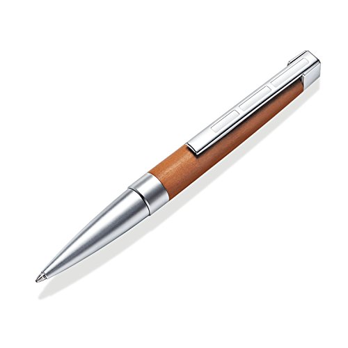 STAEDTLER Initium Lignum Drehkugelschreiber, Pflaumenholz, B, schwarz, Made in Germany, mit edler Geschenkverpackung, 9PM321B-9, M - Kugelschreiber STAEDTLER Initium Lignum Drehkugelschreiber, Pflaumenholz, B, schwarz, Made in Germany, mit edler Geschenkverpackung, 9PM321B-9, M - Kugelschreiber von Staedtler