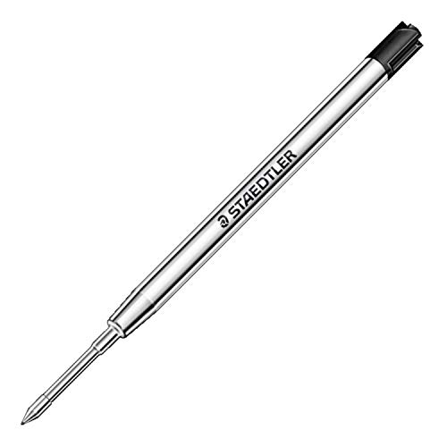 STAEDTLER Kugelschreiber-Großraummine G2-Format, schwarz, Linienbreite F, 458 F-9, 1 Stück (1er Pack) STAEDTLER Kugelschreiber-Großraummine G2-Format, schwarz, Linienbreite F, 458 F-9, 1 Stück (1er Pack) von Staedtler