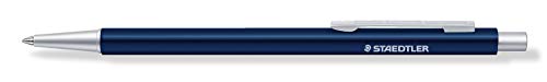 STAEDTLER Kugelschreiber Organizer Pen blau (hochwertiger Kugelschreiber aus Aluminium, ideal für Zeitplaner, Großraummine blau M, 9POP3B3-9 ST) von Staedtler