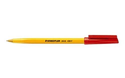 Staedtler – Stick 430 – Kugelschreiber feine Spitze Orange, Rouge von Staedtler