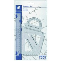 STAEDTLER Lineal-Set 569 PB Lineal 20,0 cm, Winkelmesser, Geodreieck 60°/30°, Geodreieck 45°/45° , transparent STAEDTLER Lineal-Set 569 PB Lineal 20,0 cm, Winkelmesser, Geodreieck 60°/30°, Geodreieck 45°/45° , transparent von Staedtler