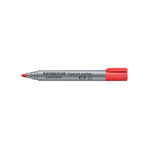 STAEDTLER Lumocolor Flipchart-Marker 356, rot VE=1 von Staedtler