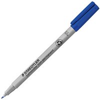 STAEDTLER Lumocolor Folienstift blau 0,6 mm non-permanent von Staedtler