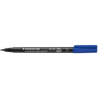 STAEDTLER Lumocolor Folienstift blau 0,4 mm permanent von Staedtler