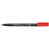 STAEDTLER Lumocolor Folienstift rot 0,6 mm permanent von Staedtler