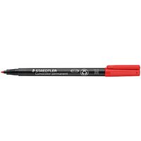 STAEDTLER Lumocolor Folienstift rot 1,0 mm permanent von Staedtler