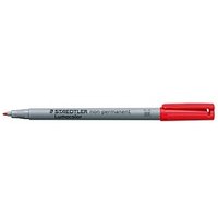 STAEDTLER Lumocolor Folienstift rot 1,0 mm non-permanent von Staedtler