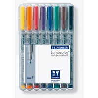 STAEDTLER Lumocolor Folienstifte-Set farbsortiert non-permanent 8 St. von Staedtler