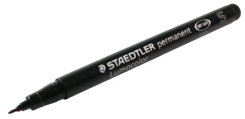 STAEDTLER Lumocolor Permanent-Marker 313S, schwarz VE=10 von STAEDTLER