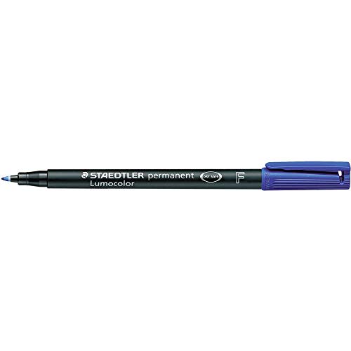 STAEDTLER Lumocolor Permanent-Marker 318F, blau von Staedtler