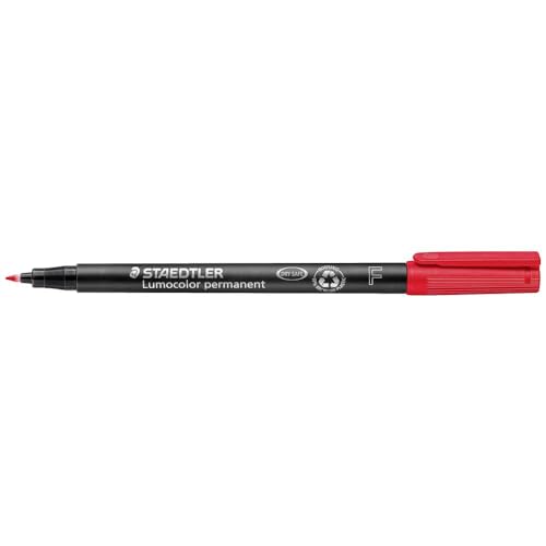 STAEDTLER Lumocolor Permanent-Marker 318F, rot VE=1 von Staedtler