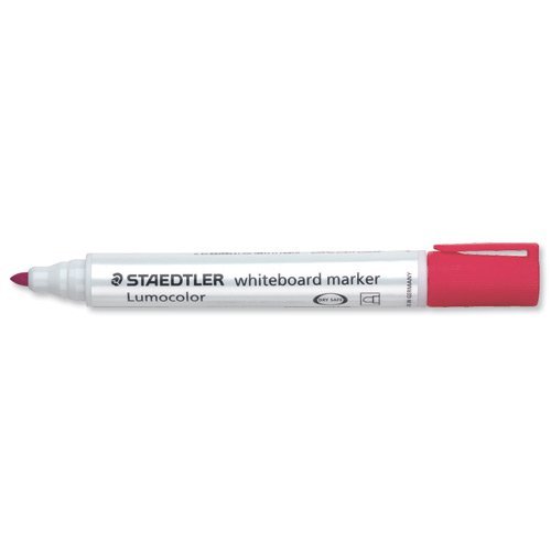 STAEDTLER Lumocolor Whiteboard-Marker 351, rot VE=6 von Staedtler