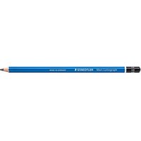 STAEDTLER Mars Lumograph Bleistift 6B blau, 1 St. von Staedtler