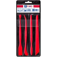 STAEDTLER Modellierwerkzeug rot 4er Set, 1 Pack von Staedtler