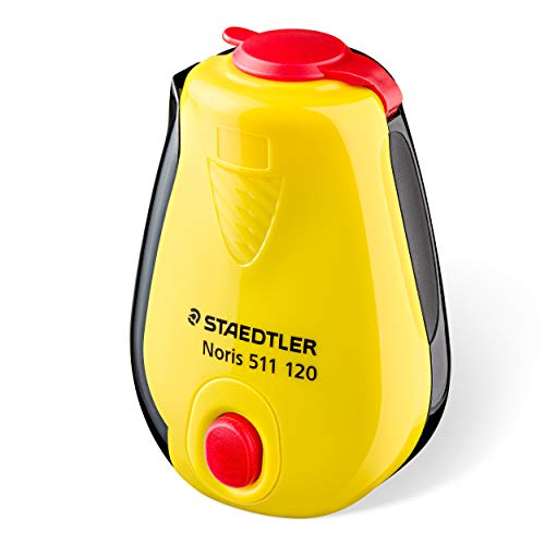 STAEDTLER Spitzdose Noris, für Stifte bis 8,2 mm, geeignet für Links und Rechtshänder, Ratschenfunktion, Spitzstoppanzeige, 12 Spitzdosen im shelf-ready packaging, 511 120 STAEDTLER Spitzdose Noris, für Stifte bis 8,2 mm, geeignet für Links und Rechtshänder, Ratschenfunktion, Spitzstoppanzeige, 12 Spitzdosen im shelf-ready packaging, 511 120 von Staedtler