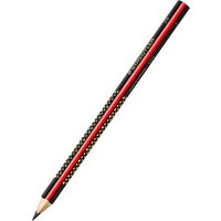 STAEDTLER Noris Jumbo 1285 Schreiblernstift Bleistift 2B schwarz/rot, 1 St. von Staedtler
