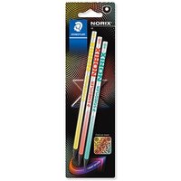 STAEDTLER Norix® Bleistifte HB farbsortiert, 3 St. von Staedtler
