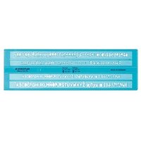 STAEDTLER Schriftschablone Mars® 572 FL  blau von Staedtler