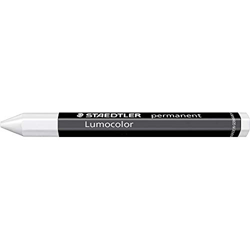 STAEDTLER Signierkreide Lumocolor permanent omnigraph, Weiß von Staedtler