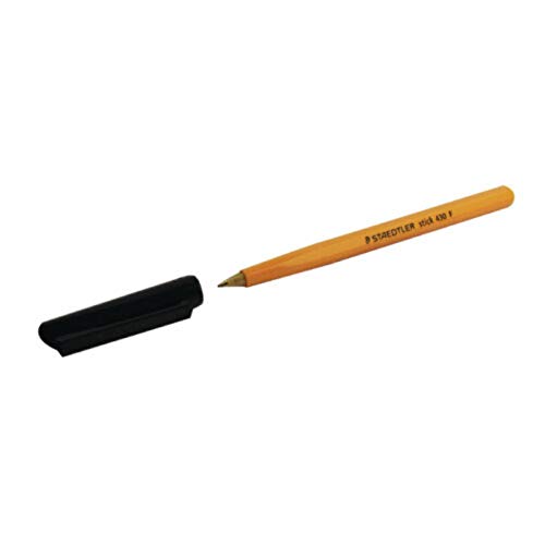 STAEDTLER – Stick 430 – Kugelschreiber feine Spitze schwarz / gelb, 10 Stück (1er Pack) STAEDTLER – Stick 430 – Kugelschreiber feine Spitze schwarz / gelb, 10 Stück (1er Pack) von Staedtler