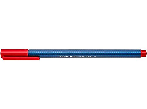 STAEDTLER Triplus ball 437 M Kugelschreiber, mittelgroß, Rot, 3 Stück STAEDTLER Triplus ball 437 M Kugelschreiber, mittelgroß, Rot, 3 Stück von Staedtler