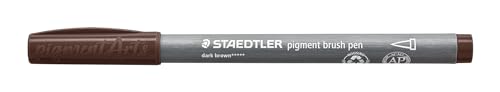 STAEDTLER brush pen pigment Arts, hell kaltgrau, pigmentierte Premium-Zeichentusche, Pinselspitze für variable Linienbreite, wasserfest, schnelltrocknend, 10 brush pens im Kartonetui, 371-78 STAEDTLER brush pen pigment Arts, hell kaltgrau, pigmentierte Premium-Zeichentusche, Pinselspitze für variable Linienbreite, wasserfest, schnelltrocknend, 10 brush pens im Kartonetui, 371-78 von Staedtler