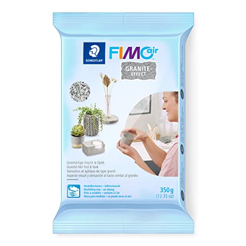 STAEDTLER lufttrocknende Modelliermasse FIMO air granite-effect, granitähnliche Optik und Hapik, kein Brennvorgang notwendig, 350g, klebt nicht, mind. 95% natürliche Rohstoffe, 8150-G8 STAEDTLER lufttrocknende Modelliermasse FIMO air granite-effect, granitähnliche Optik und Hapik, kein Brennvorgang notwendig, 350g, klebt nicht, mind. 95% natürliche Rohstoffe, 8150-G8 von Staedtler