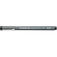 STAEDTLER pigmentliner 308 Fineliner schwarz 0,1 mm, 1 St. von Staedtler