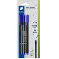 STAEDTLER triplus® Fineliner blau 0,3 mm, 4 St. von Staedtler