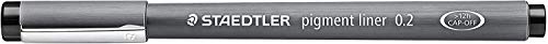 Staedtler© Feinschreiber pigment liner, 0,2 mm, schwarz von Staedtler
