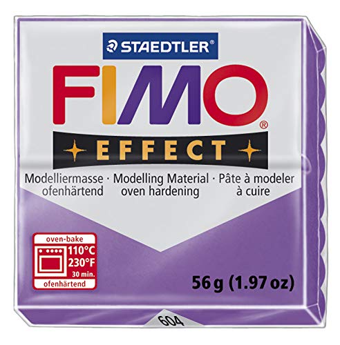 Staedtler© Modelliermasse FIMO© soft - 57 g, transparent lila von Staedtler