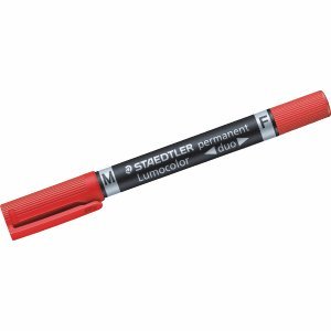 Staedtler 10 x Permanentmarker Lumocolor permanent Duo rot Staedtler 10 x Permanentmarker Lumocolor permanent Duo rot von STAEDTLER