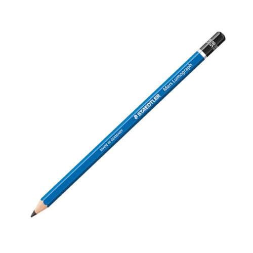 Staedtler 100-5B Bürobleistifte Bleistift MarsLumograph 5B, blau von Staedtler