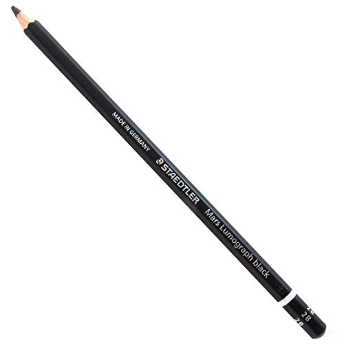 Staedtler 100B-2B Bleistift Mars Lumograph black, Härtegrad: 2B von Staedtler